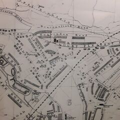 1883 Mapping of area around The Langham